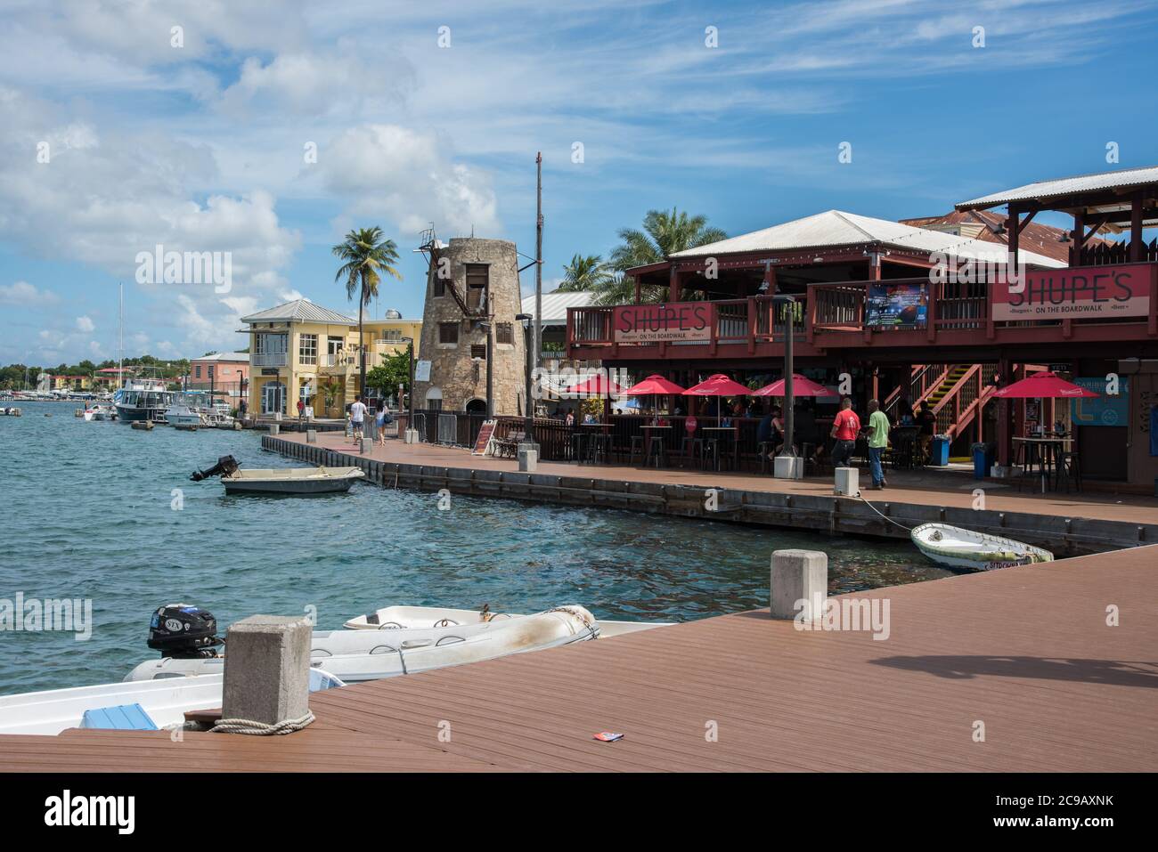 Christiansted, St. Croix, USVIOctober 22,2019 Tourists, Shupe's