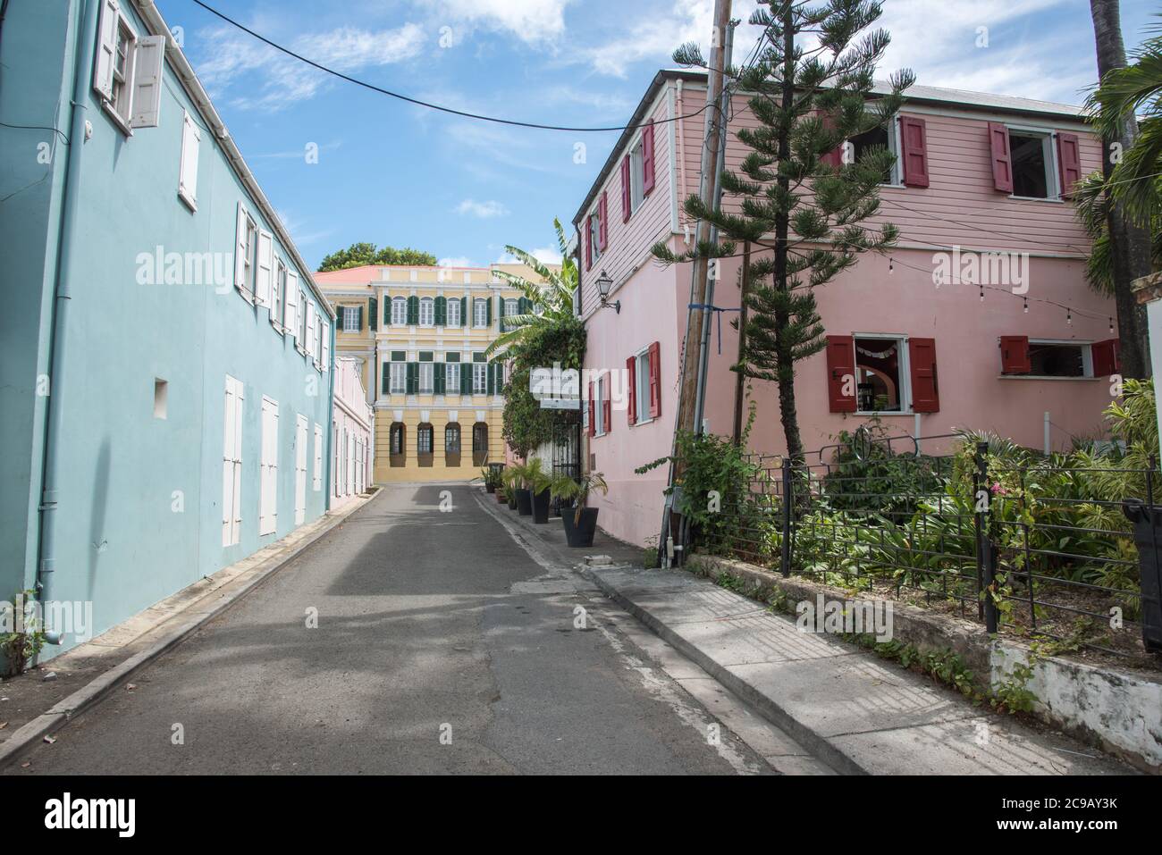 Christiansted, St. Croix, USVIOctober 22,2019 Colorful Caribbean