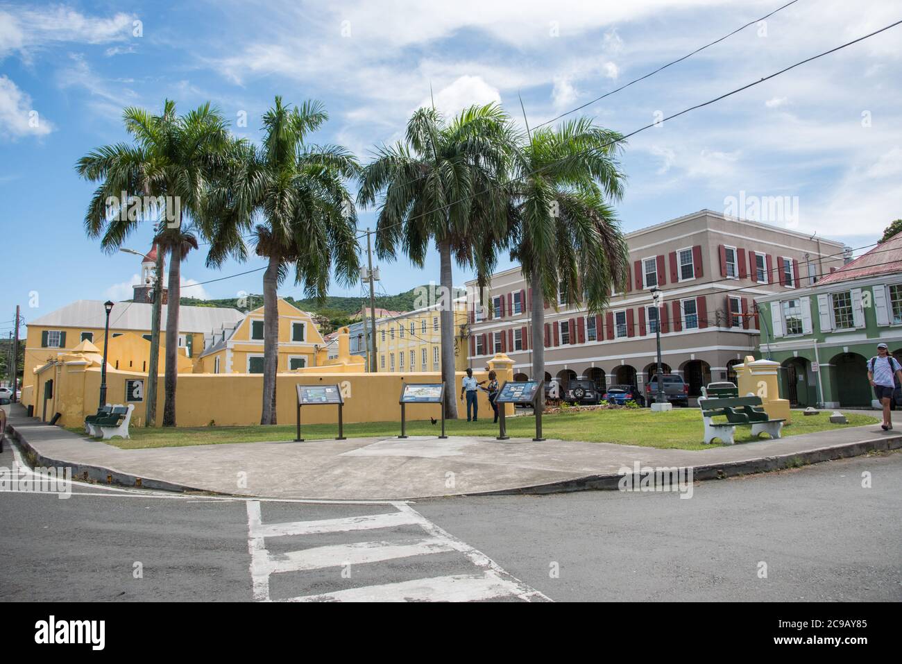 Christiansted, St. Croix, USVIOctober 22,2019 Historic architecture