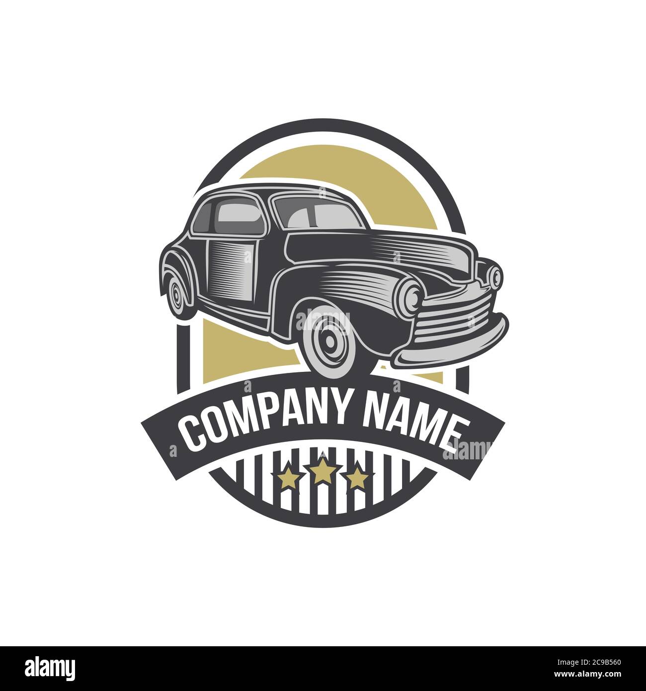 vintage style logo design