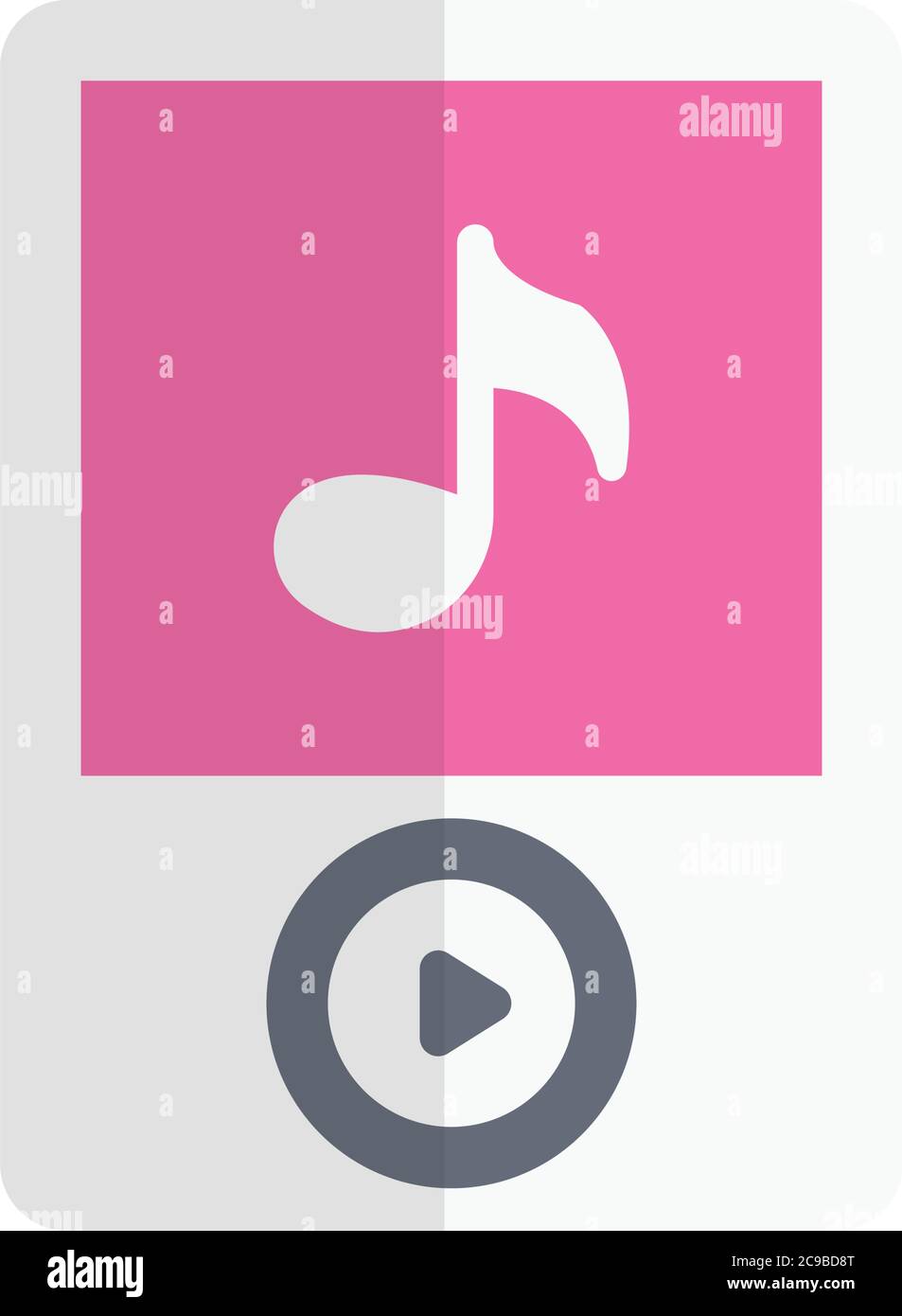 Mp3 player icon black app Stock Vector Images - Alamy