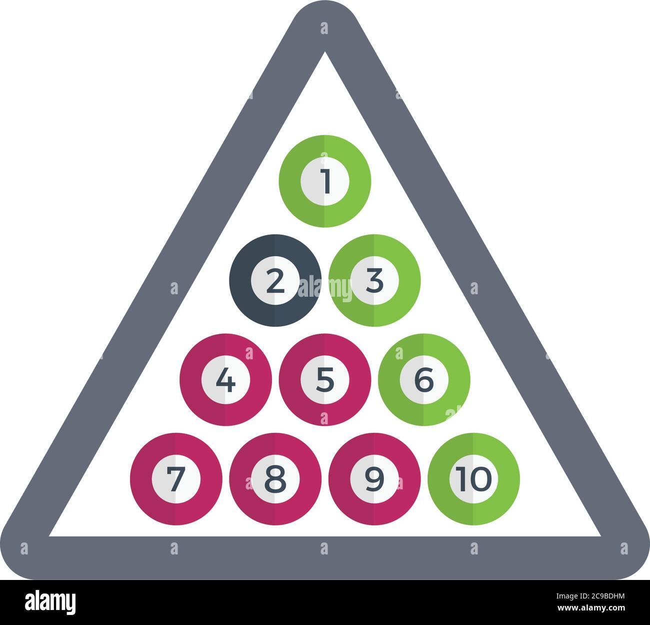 billiard Stock Vector