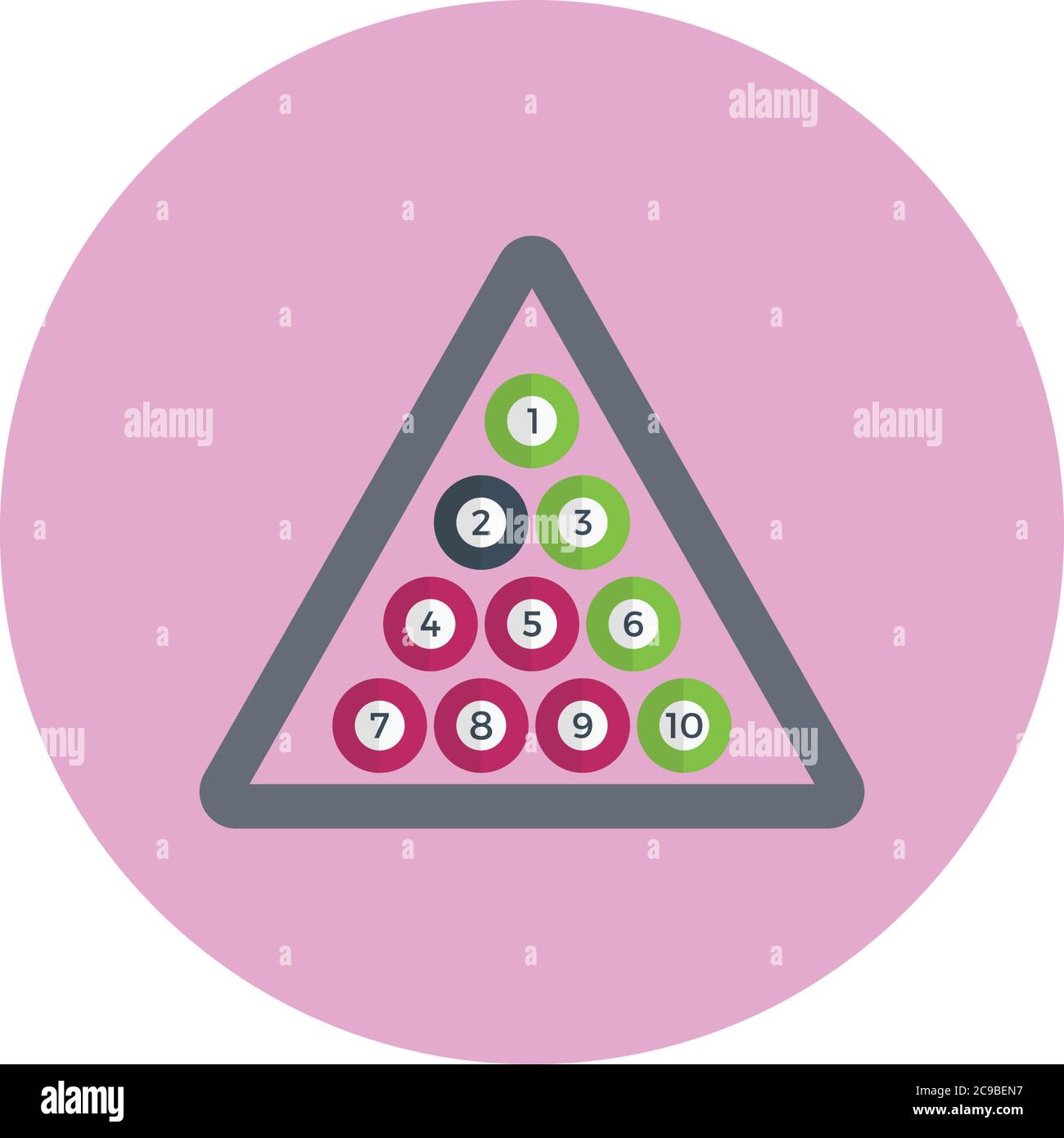 billiard Stock Vector