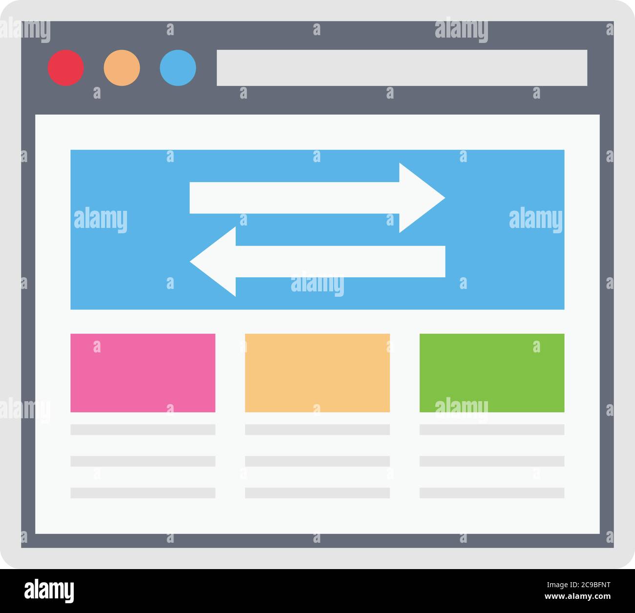 browser Stock Vector
