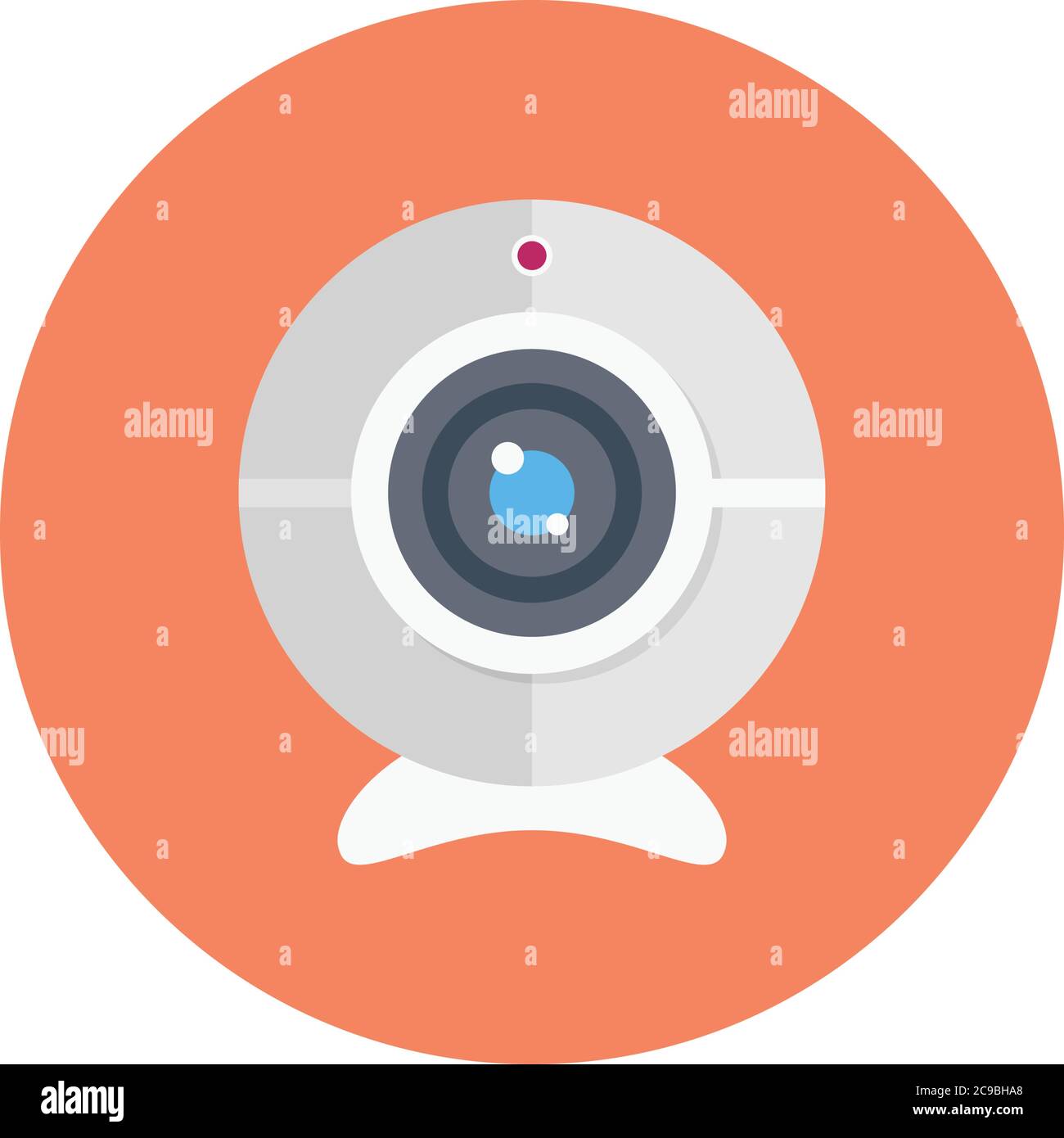 Camera Roundedlogo Cam circle logo Stock Vector Images - Alamy