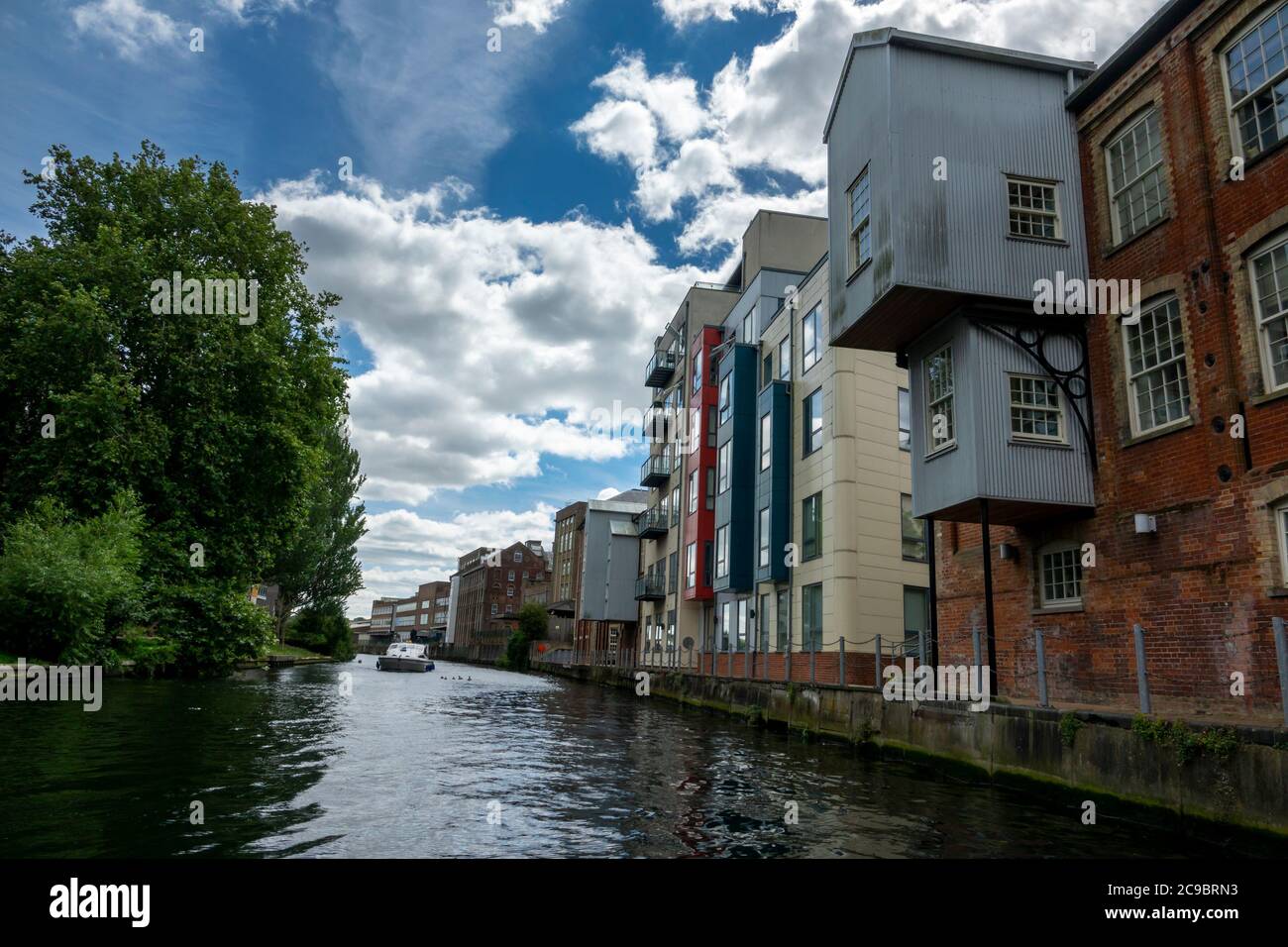 Converted warehouse Norwich Stock Photo Alamy