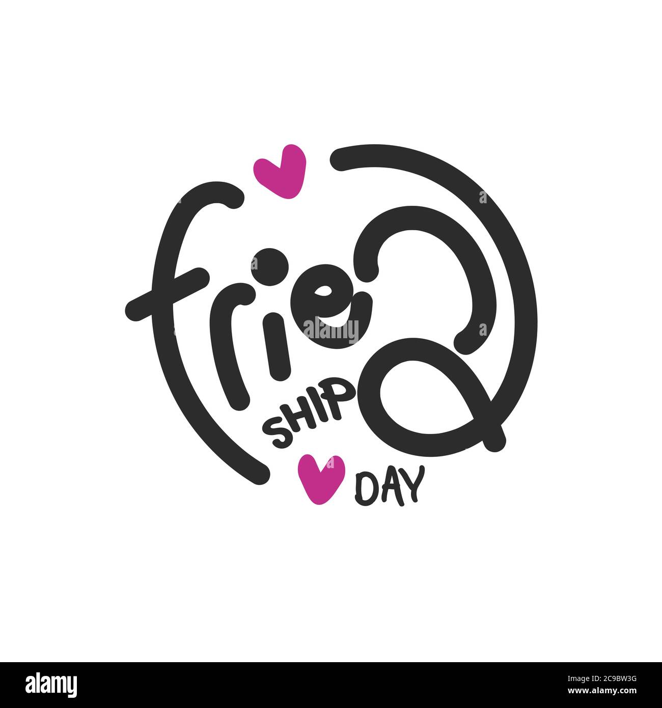 Illustration Design For Celebrating Friendship Day International Day Illustration Design For Celebrating Friendship Day International Day