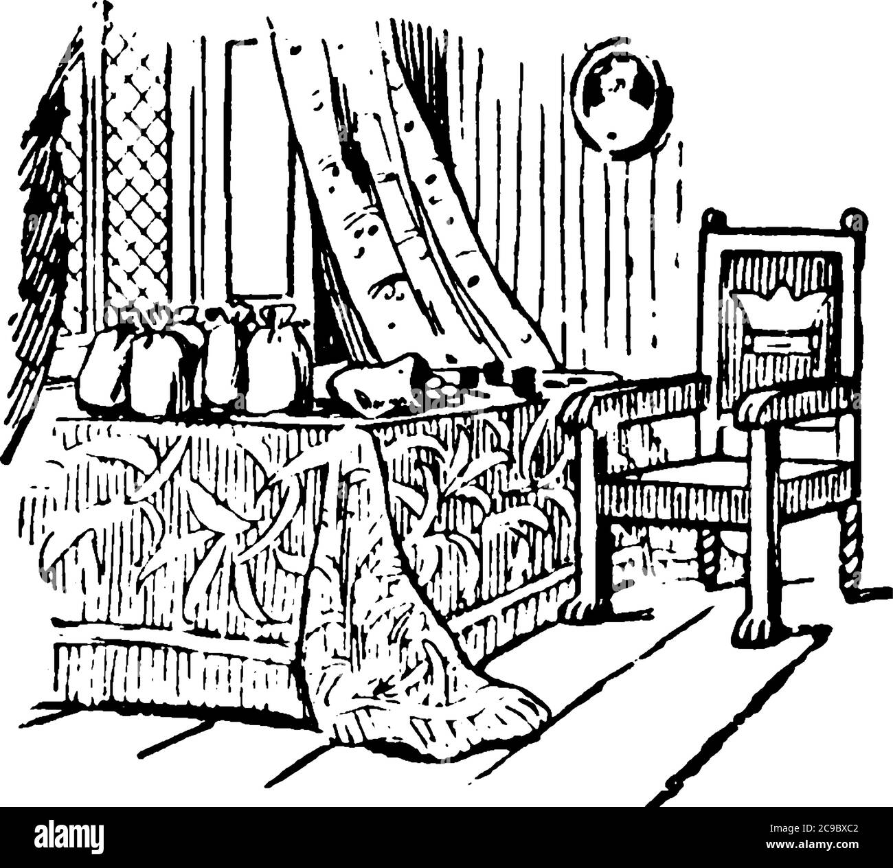 Close to window Stock Vector Images