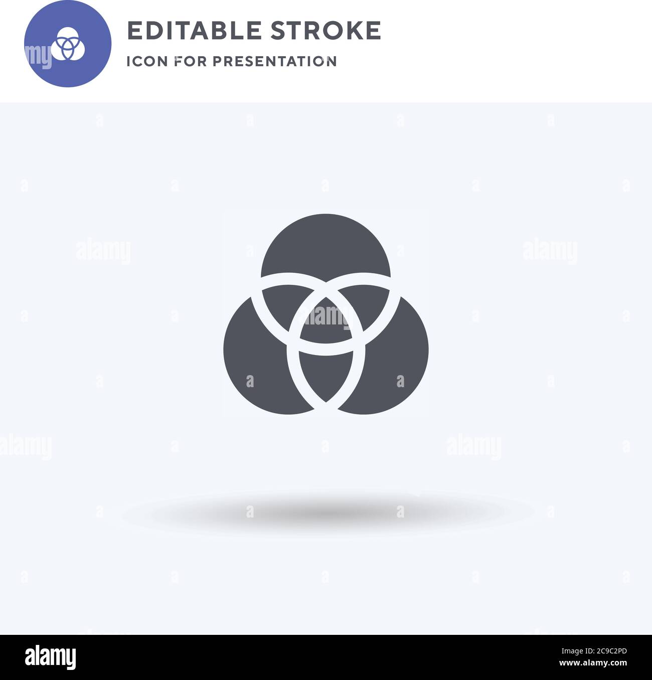 Rgb icon vector, filled flat sign, solid pictogram isolated on white ...