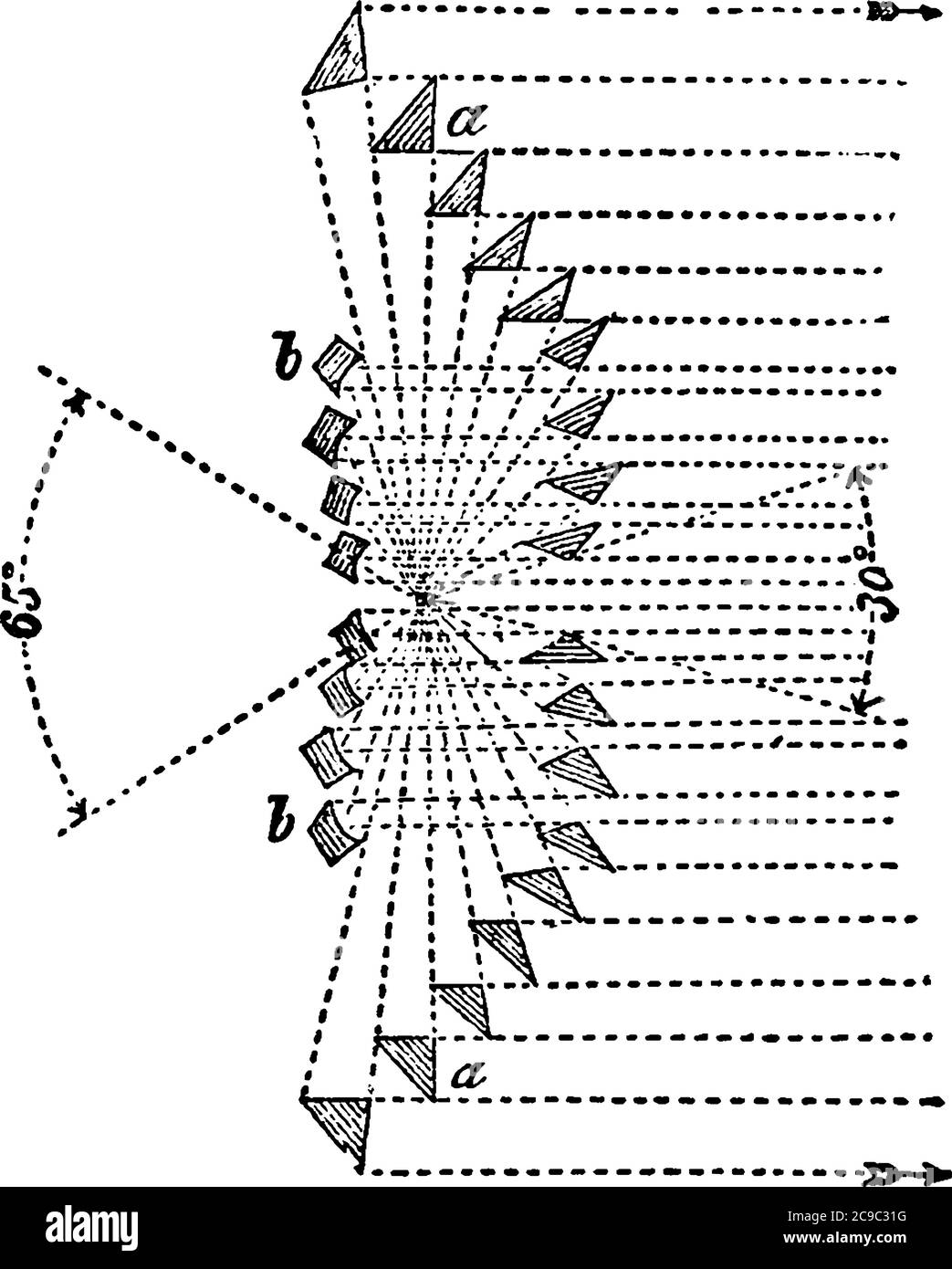 Arrangement of prisms Stock Vector Images Alamy