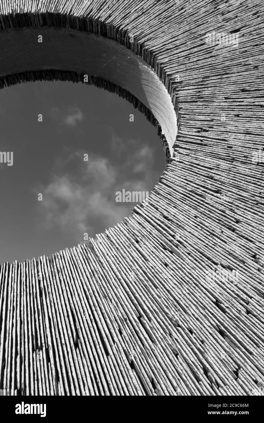 Penzance tremenheere sculpture gardens Black and White Stock Photos