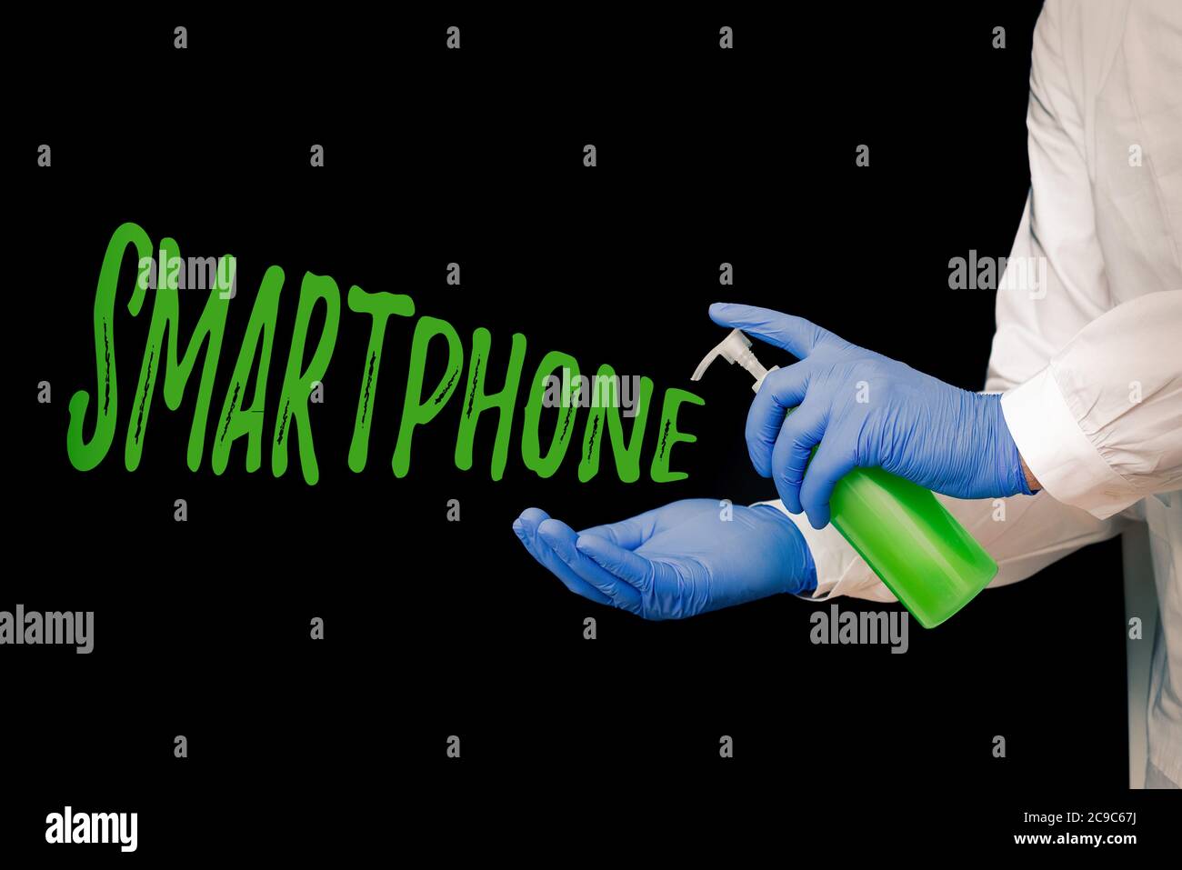 Handwriting text writing Smartphone. Conceptual photo the mobile phone ...
