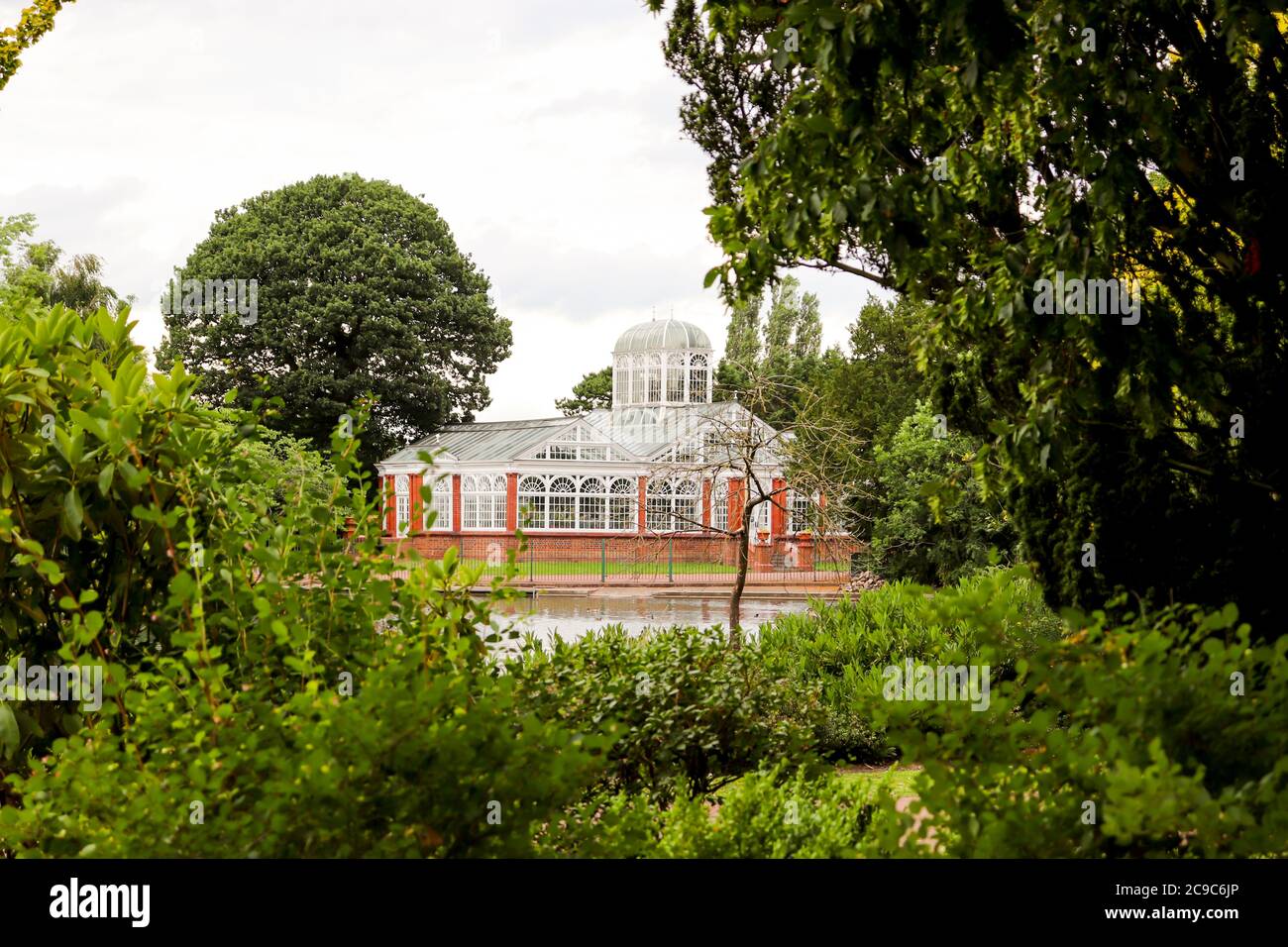 A beautiful English park in Wolverhampton on a sunny day. A great place to relax Stock Photo Alamy