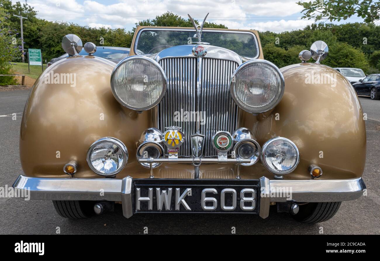 Triumph Roadster historic motor car built by Britain's Standard Motor Company between 1946 and 1949 Stock Photo