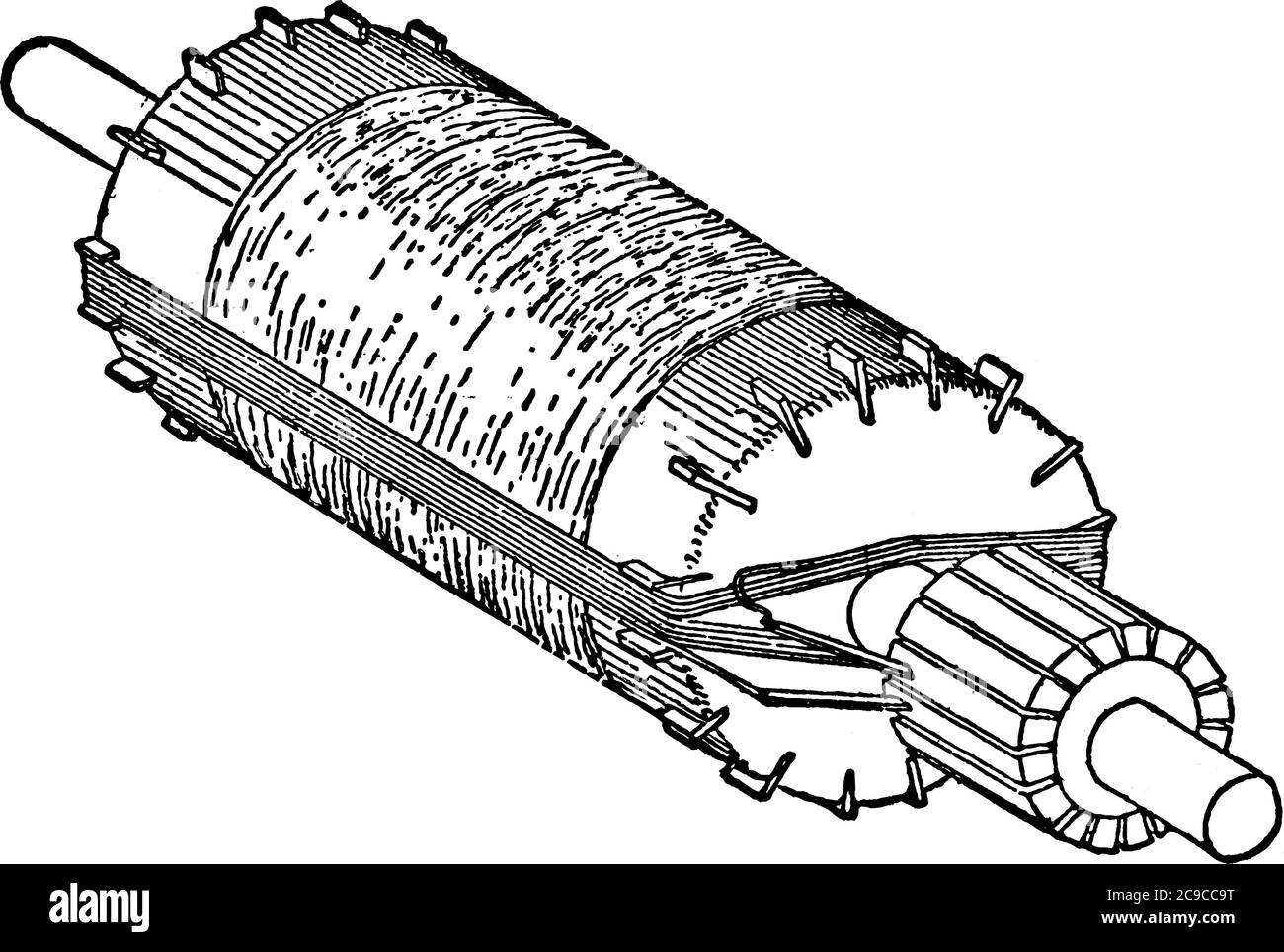 Winding drum Black and White Stock Photos & Images Alamy