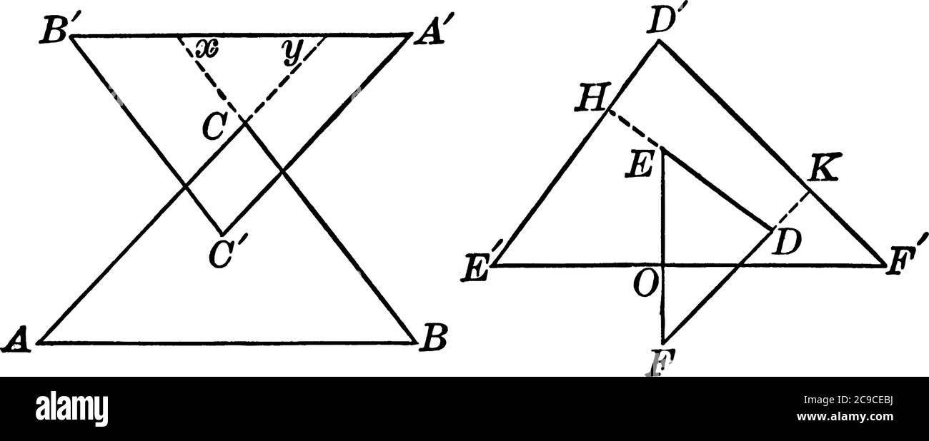 Two triangles which is having their sides respectively parallel or respectively perpendicular