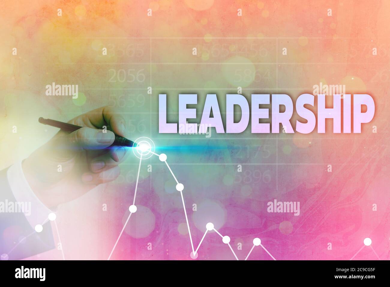 Writing note showing Leadership. Business concept for ability to guide ...