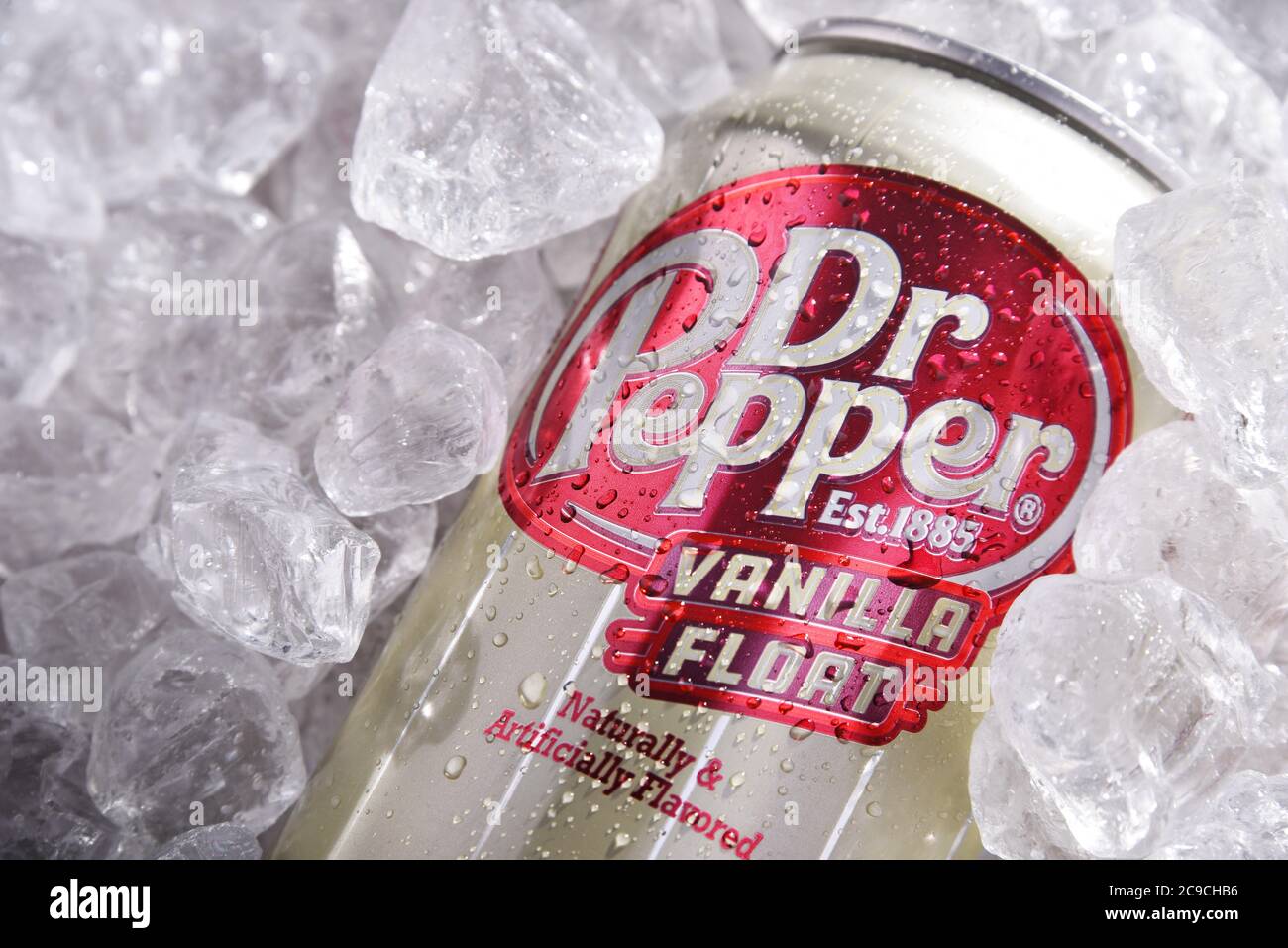Can of soft drink dr pepper fizzy drink hires stock photography and