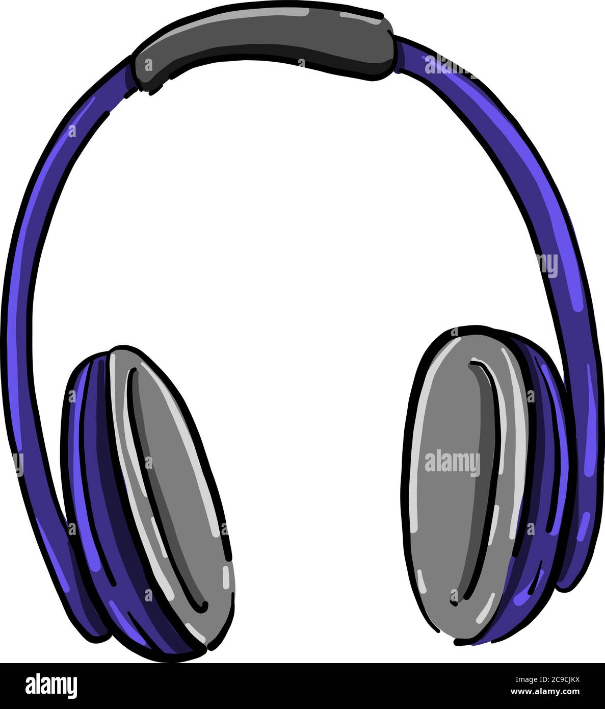Headphones With Cord Clip Art