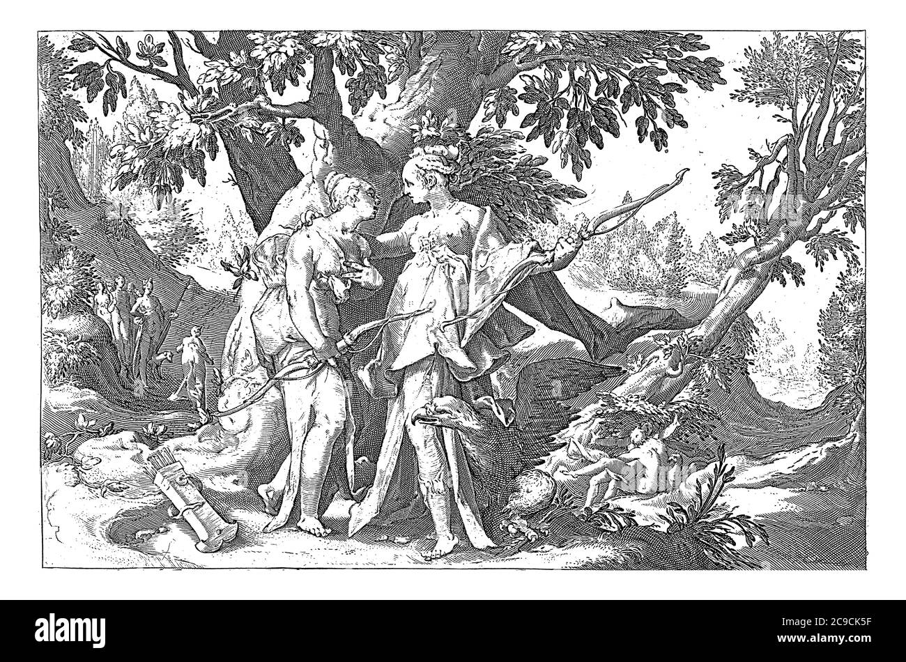 Diana and callisto Cut Out Stock Images & Pictures Alamy