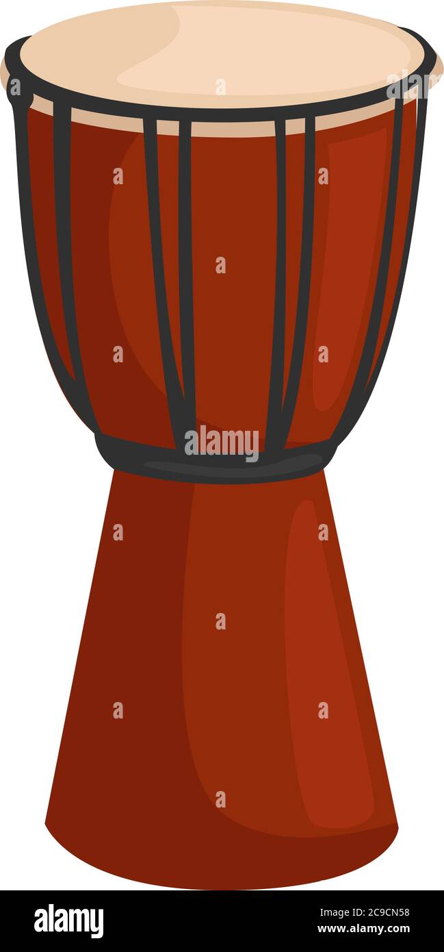 Bongo drum, illustration, vector on white background Stock Vector Image & Art Alamy