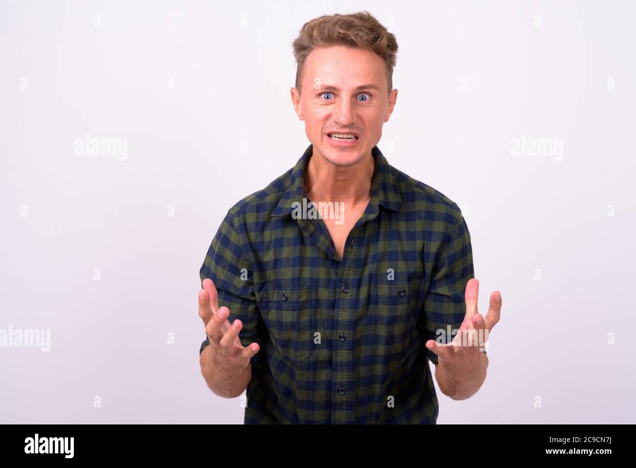Serious man blond hi-res stock photography and images - Alamy