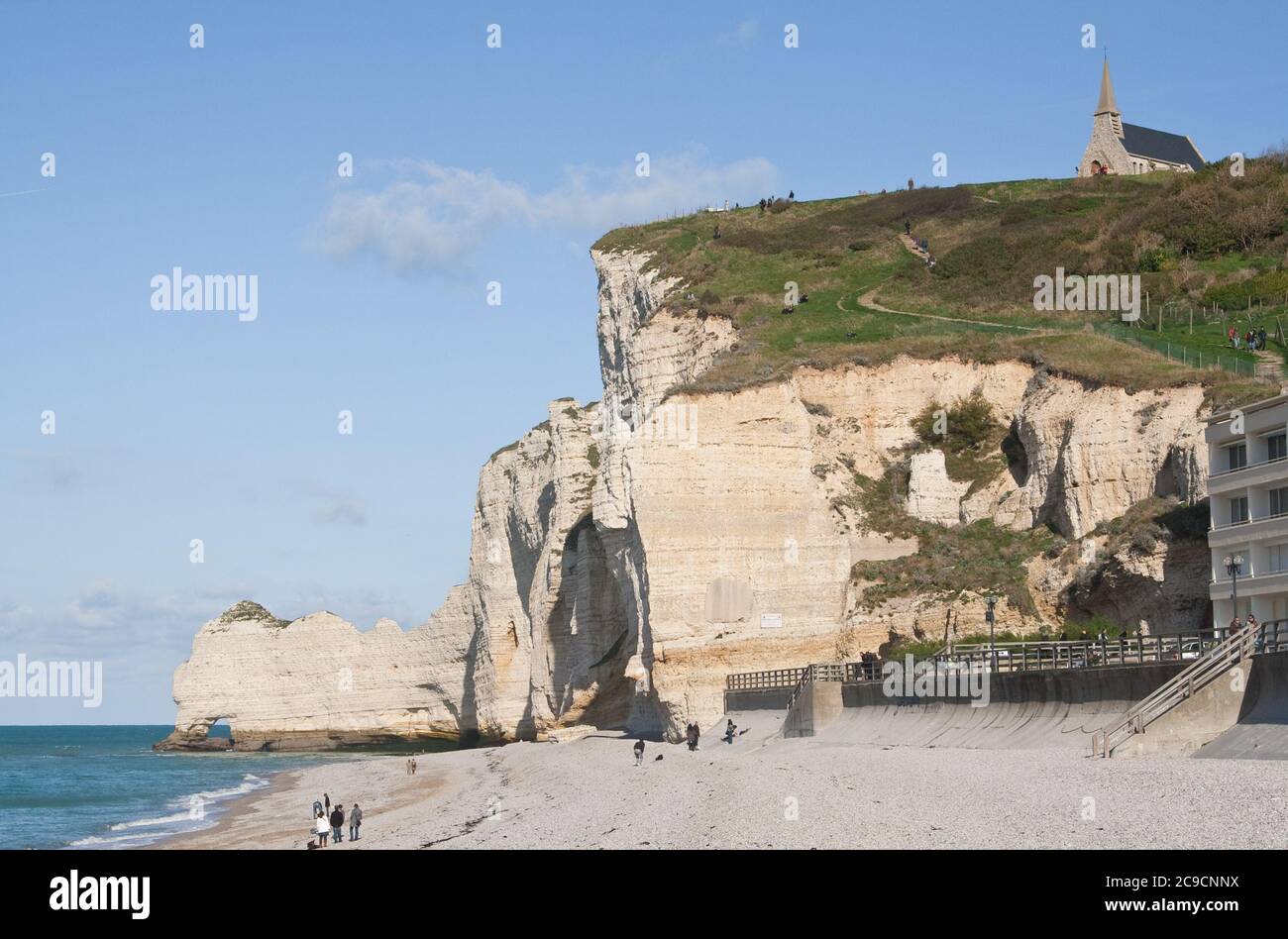 The famous cliffs at Etretat in Normandy, France Stock Photo - Alamy