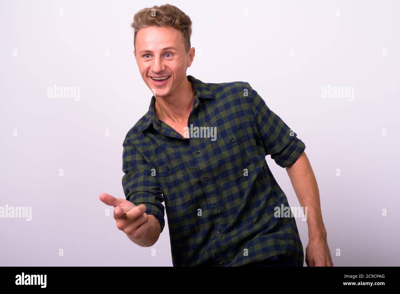 Blond curly hair hi-res stock photography and images - Alamy