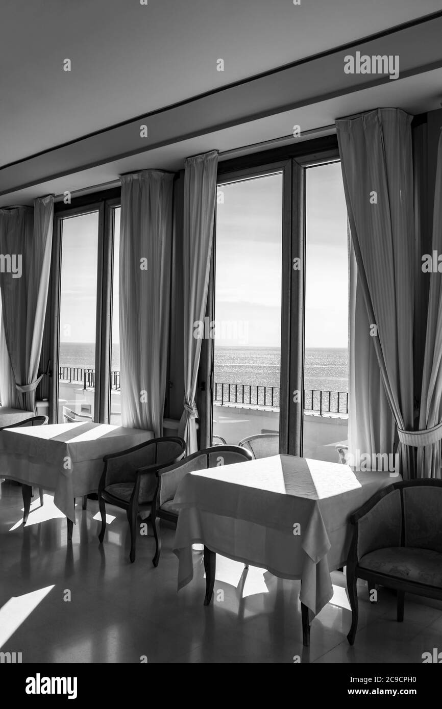 Sunny bay window Black and White Stock Photos & Images - Alamy