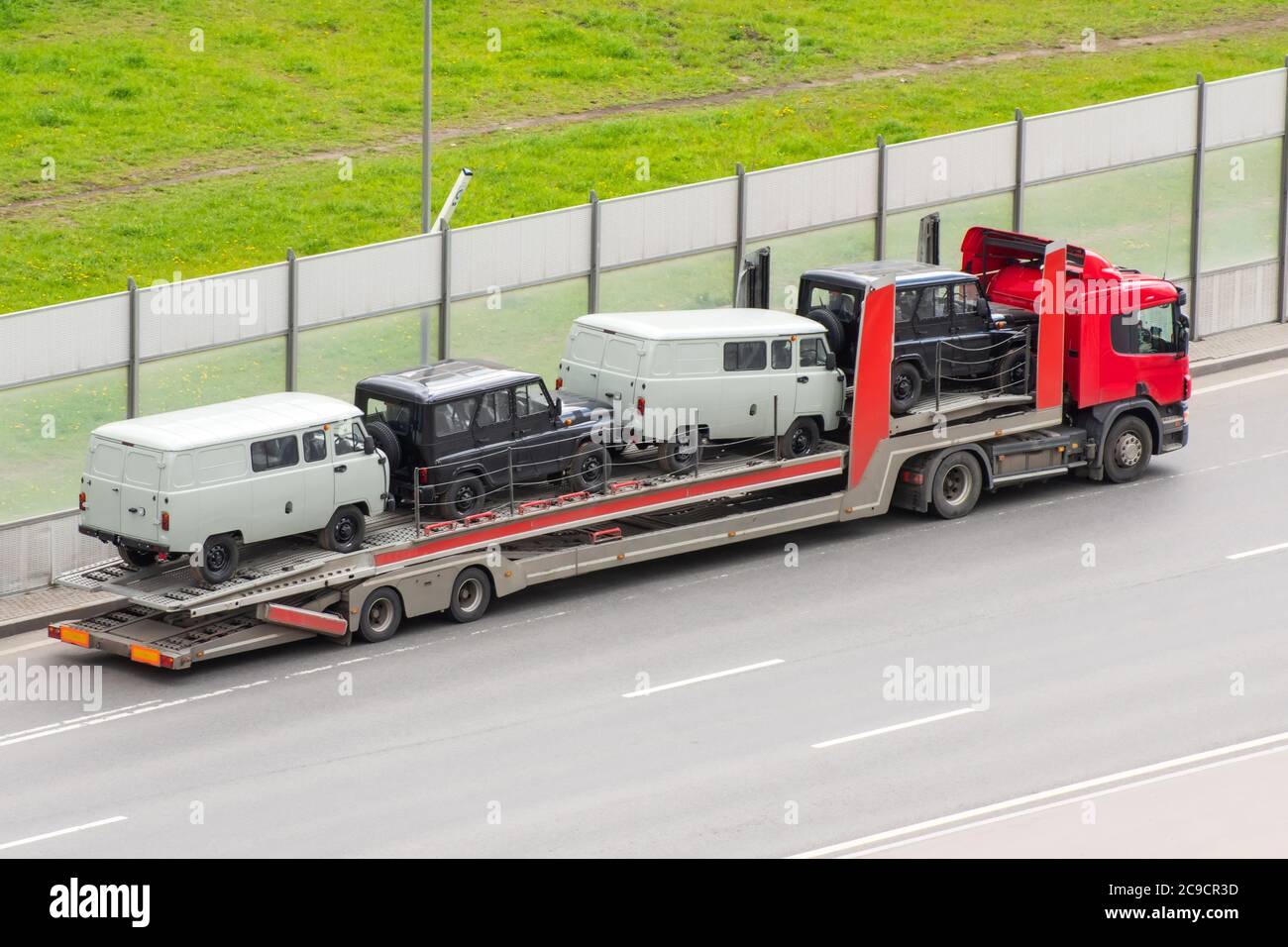 Car Heavy Truck Crash High Resolution Stock Photography And Images Alamy