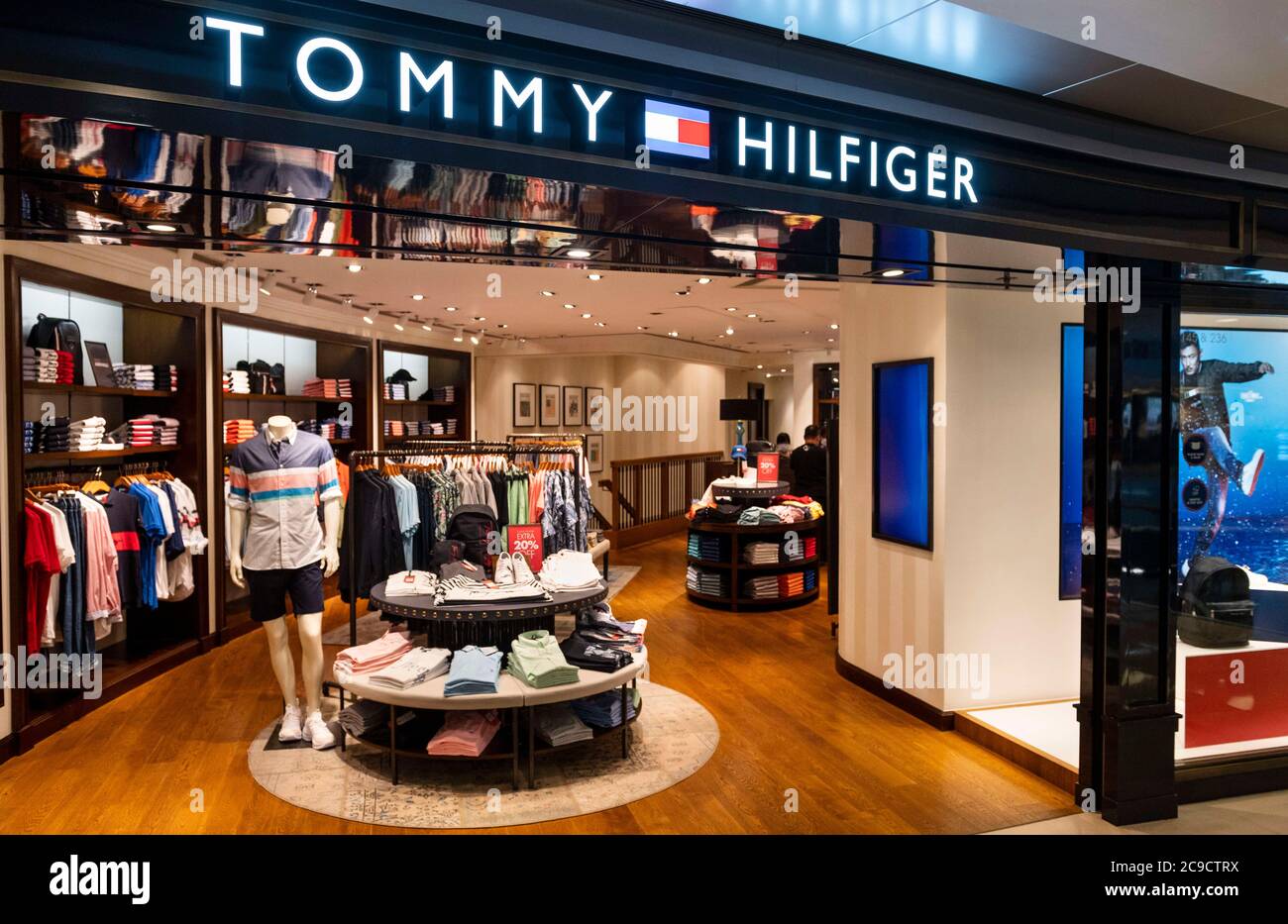 July 27, 2020, Hong Kong, China: American multinational clothing fashion  brand, Tommy Hilfiger store seen in Hong Kong. (Credit Image: © Miguel  Candela/SOPA Images via ZUMA Wire Stock Photo - Alamy