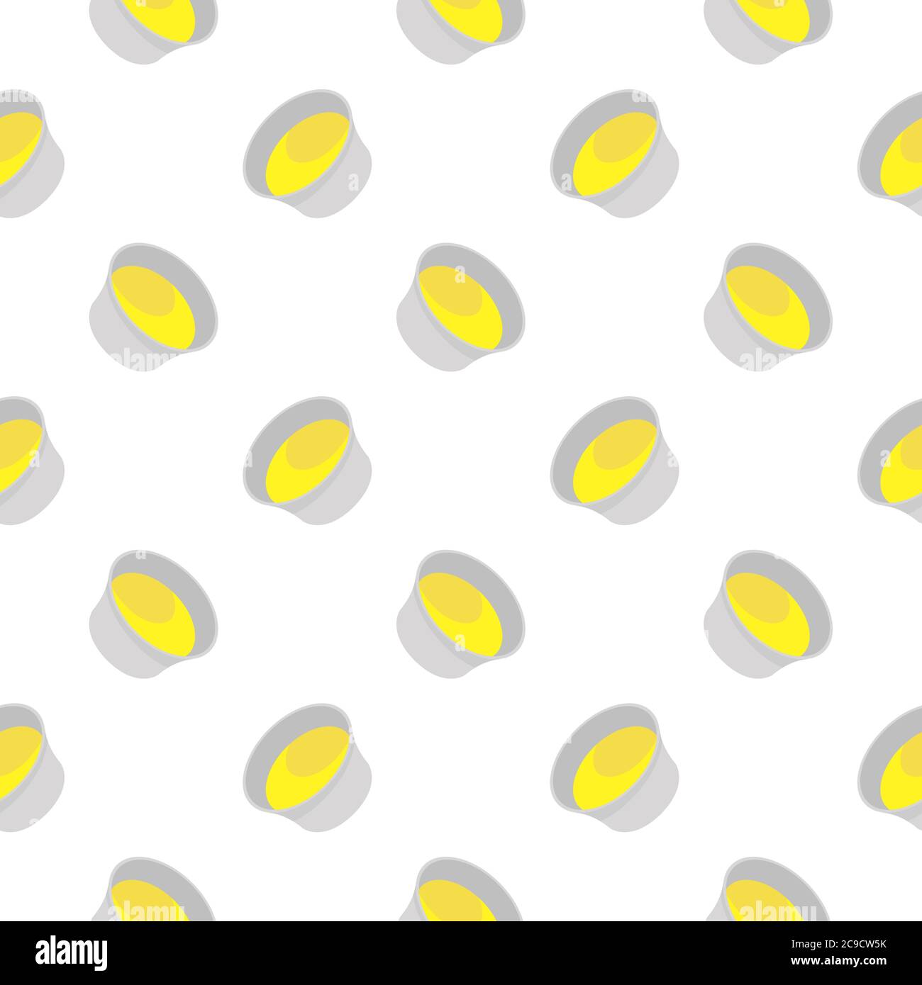 Cheese sauce ,seamless pattern on white background. Stock Vector