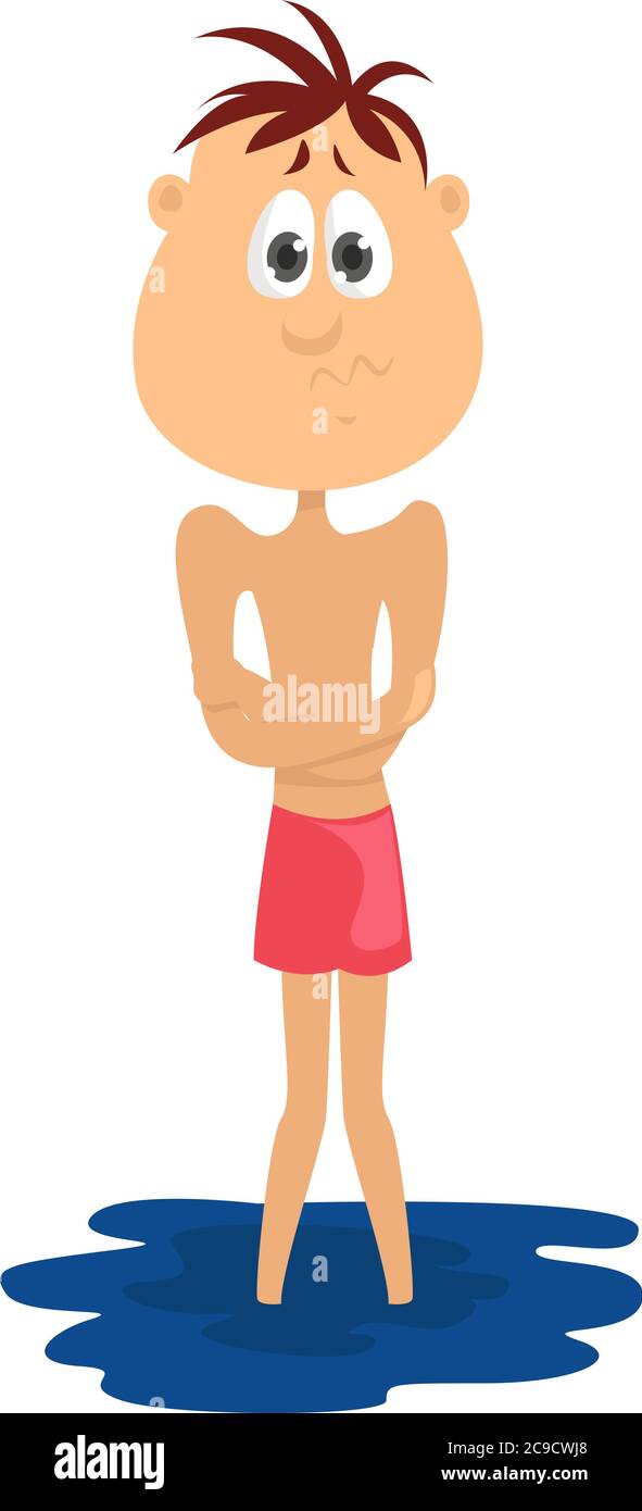 man with a cold clipart animated