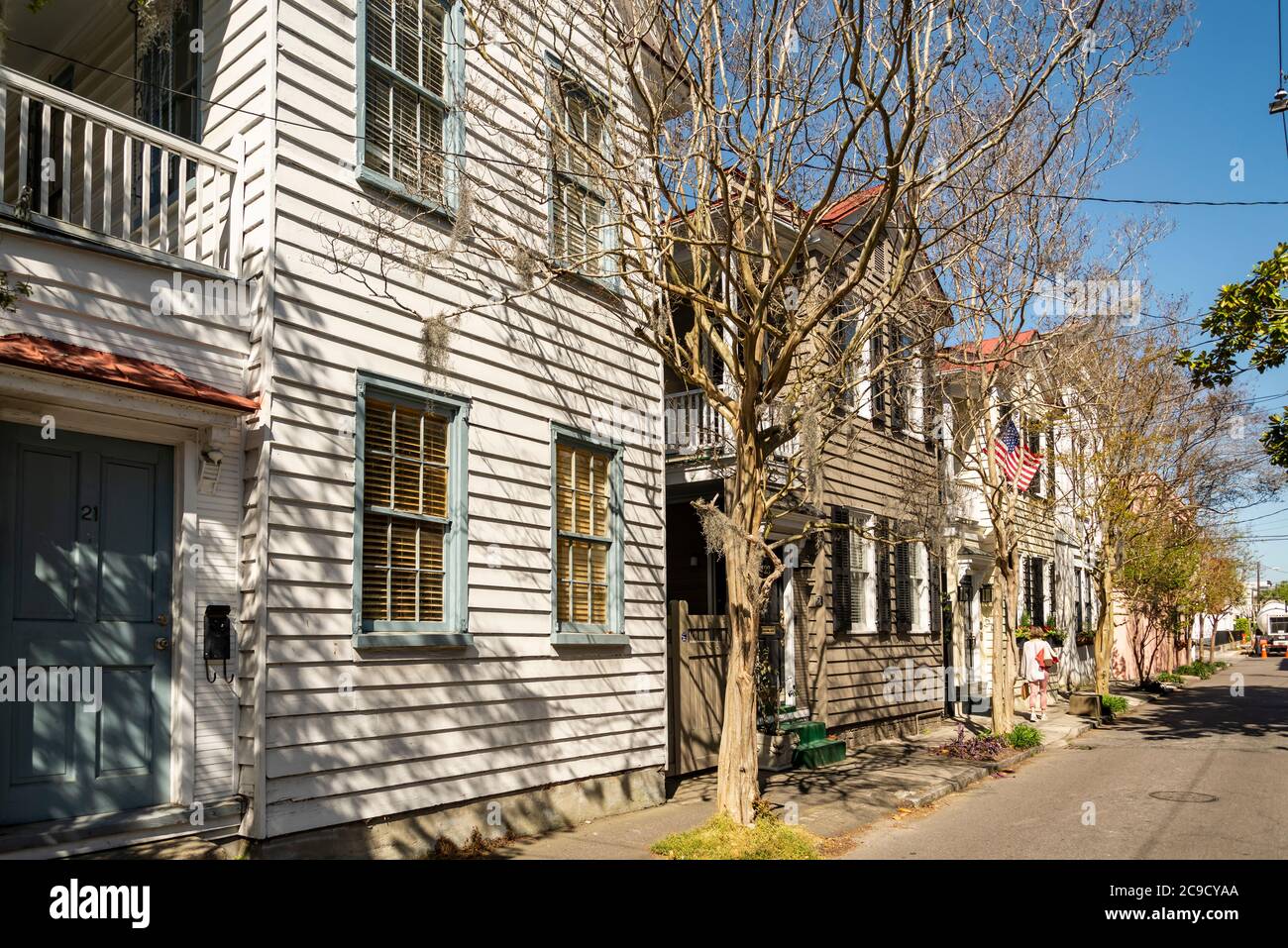 Historical downtown area of Charleston, South Carolina, USA Stock Photo