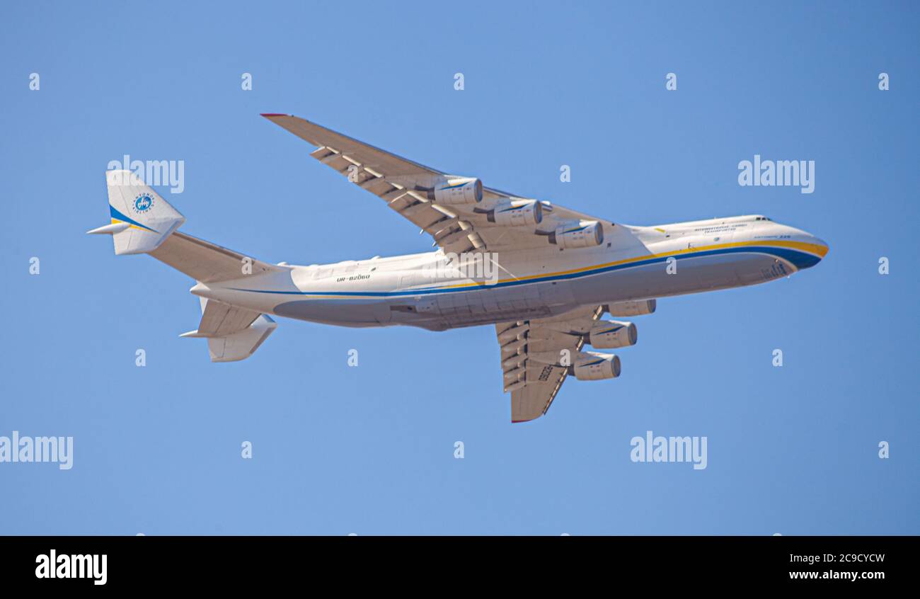 Ukraine, Kyiv April 23, 2020 The largest cargo plane in the world AN
