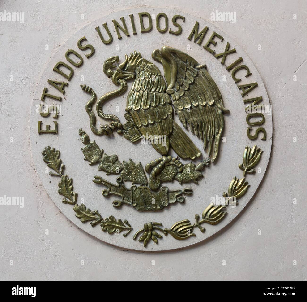 National coat of arms with an eagle hires stock photography and images