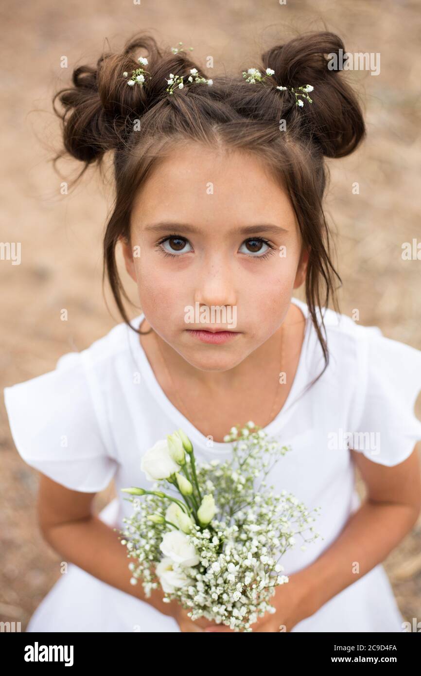 Little white flowers for hair best sale