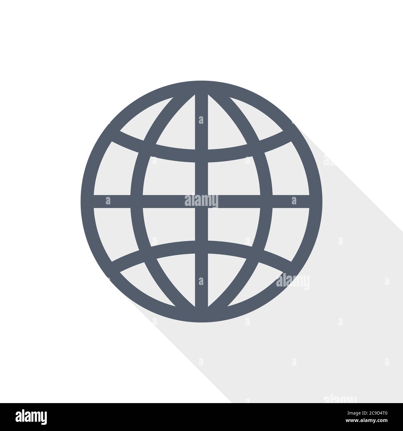 World, globe flat design vector icon Stock Vector Image & Art - Alamy