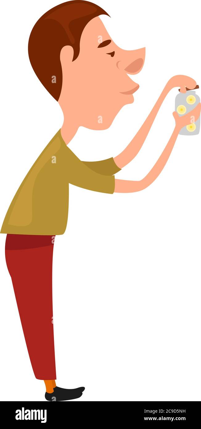 Fireflies, illustration, vector on white background Stock Vector