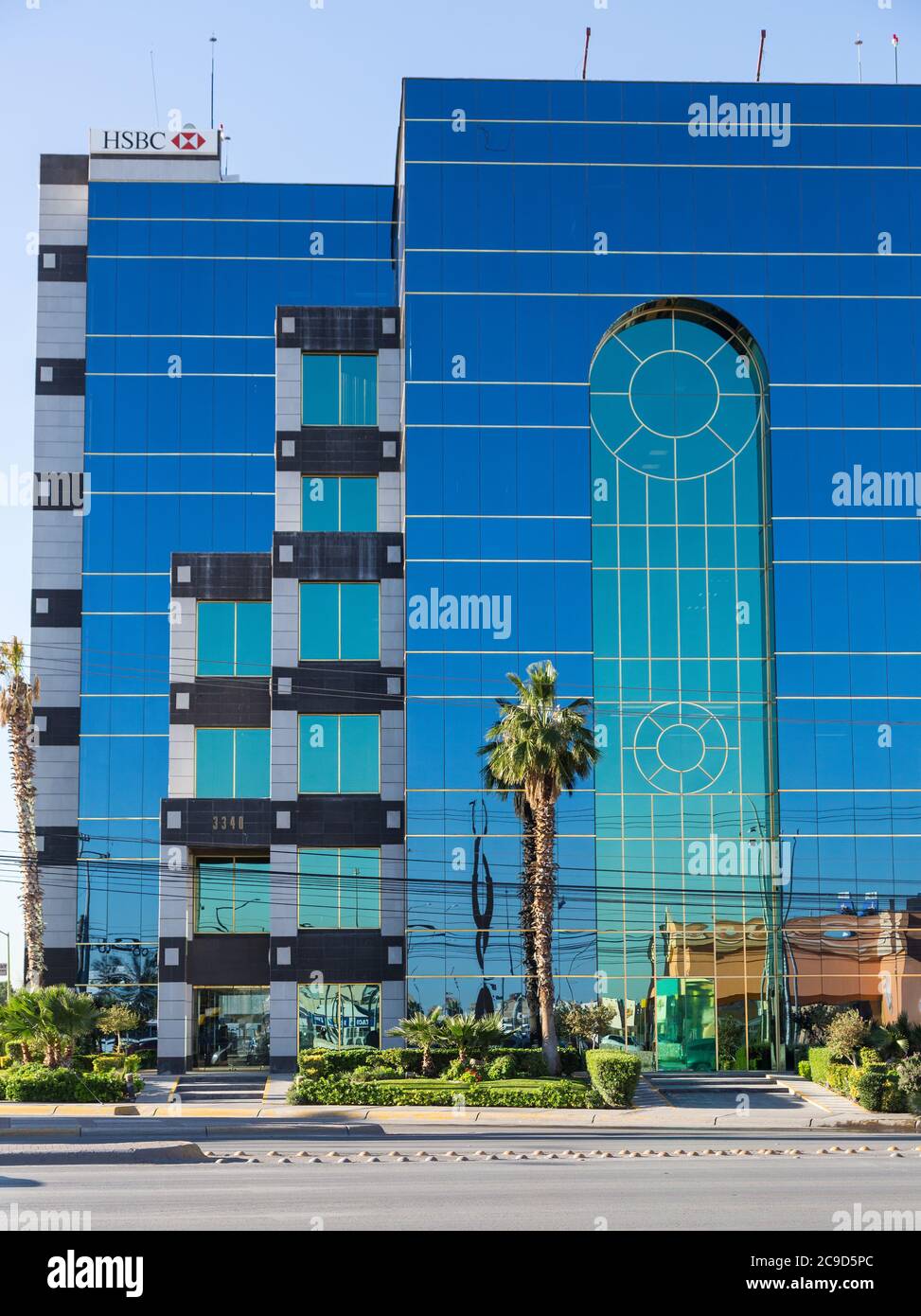 Ciudad Juarez, Chihuahua, Mexico. HSBC Bank Building Stock Photo - Alamy