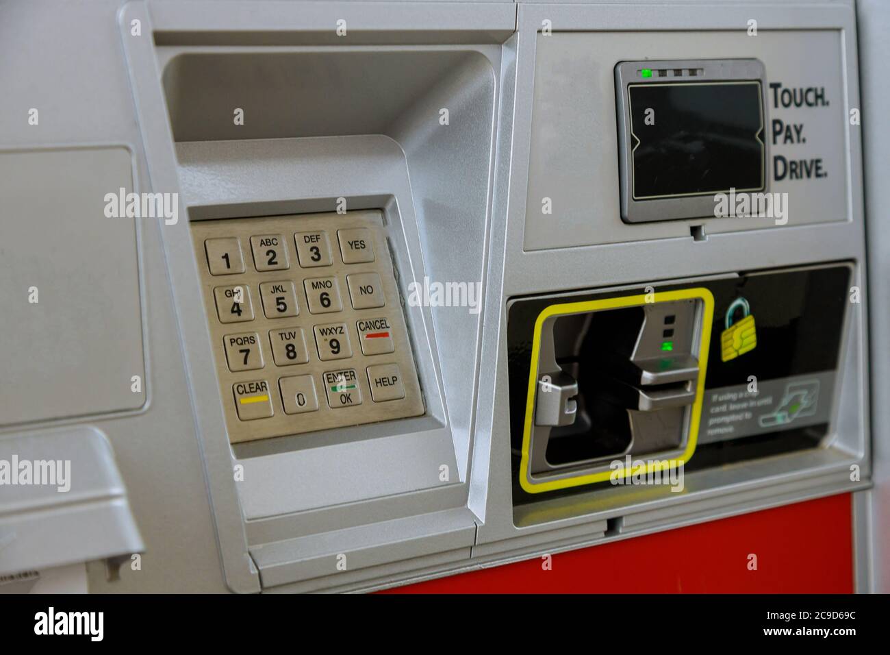 Petrol pump card reader hires stock photography and images Alamy