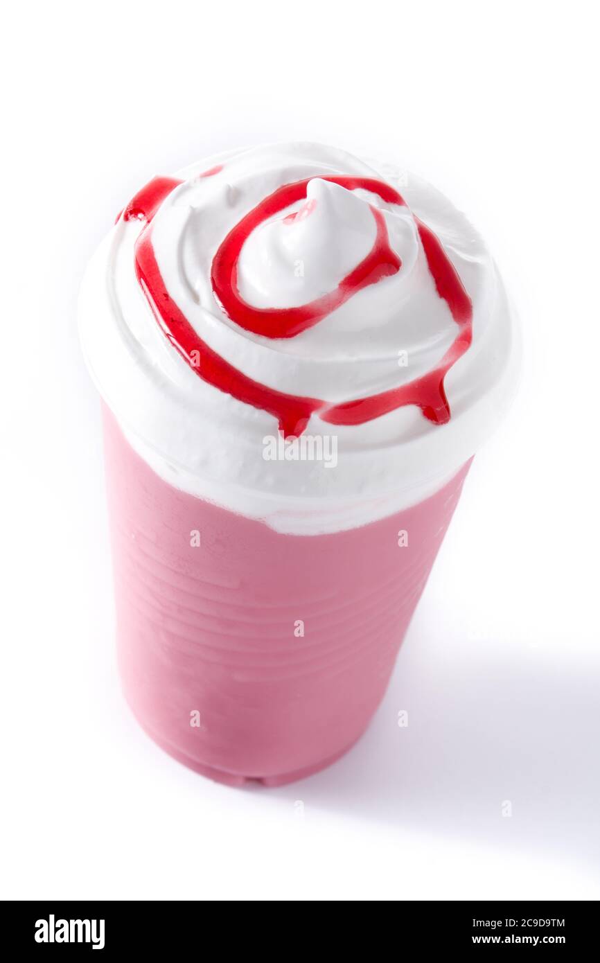https://c8.alamy.com/comp/2C9D9TM/strawberry-iced-milkshake-isolated-on-white-background-2C9D9TM.jpg