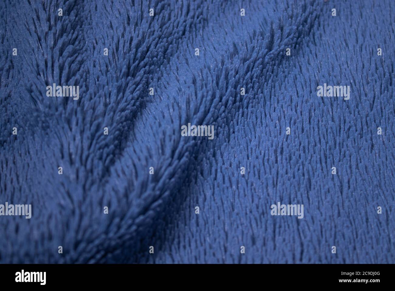 blue fabric, terry background. suitable for design paper, banners, billboards  Stock Photo