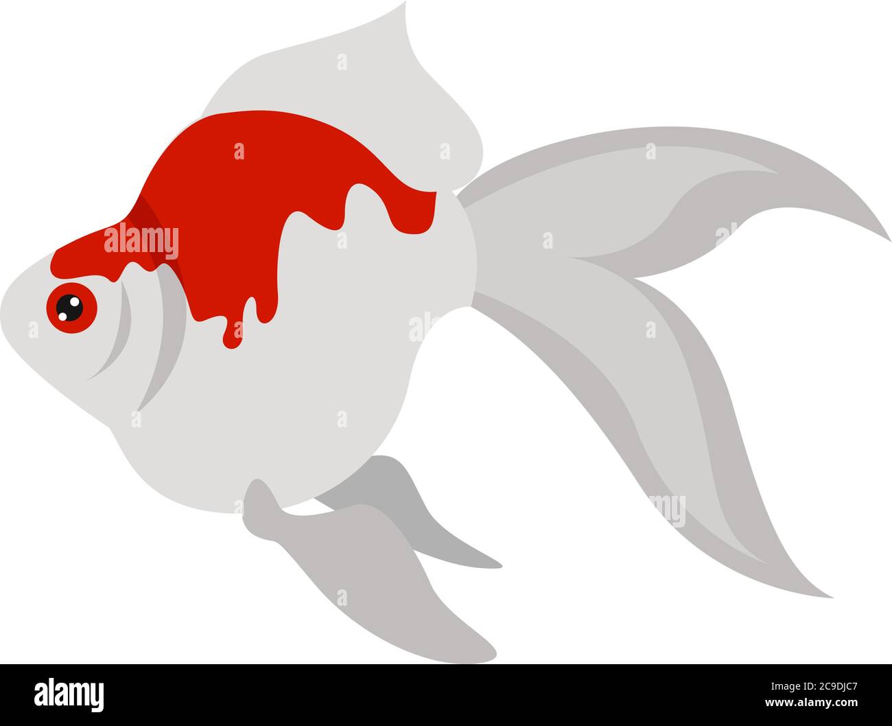 Tamasaba fish, illustration, vector on white background Stock Vector