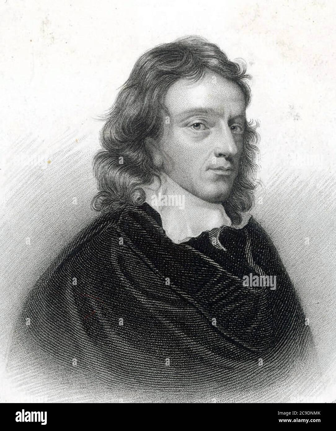 JOHN MILTON (1608-1674) English poet and civil servant Stock Photo