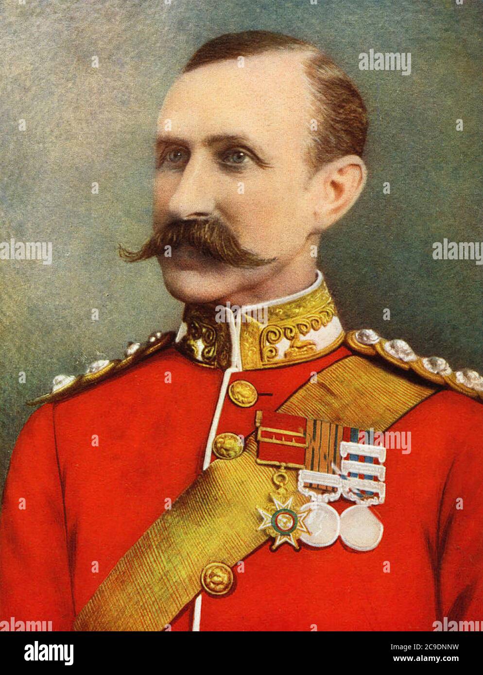 PENN SYMONS (1843-1899) British Army officer who died following the Battle of Talana Hill, during the Second Boer War Stock Photo