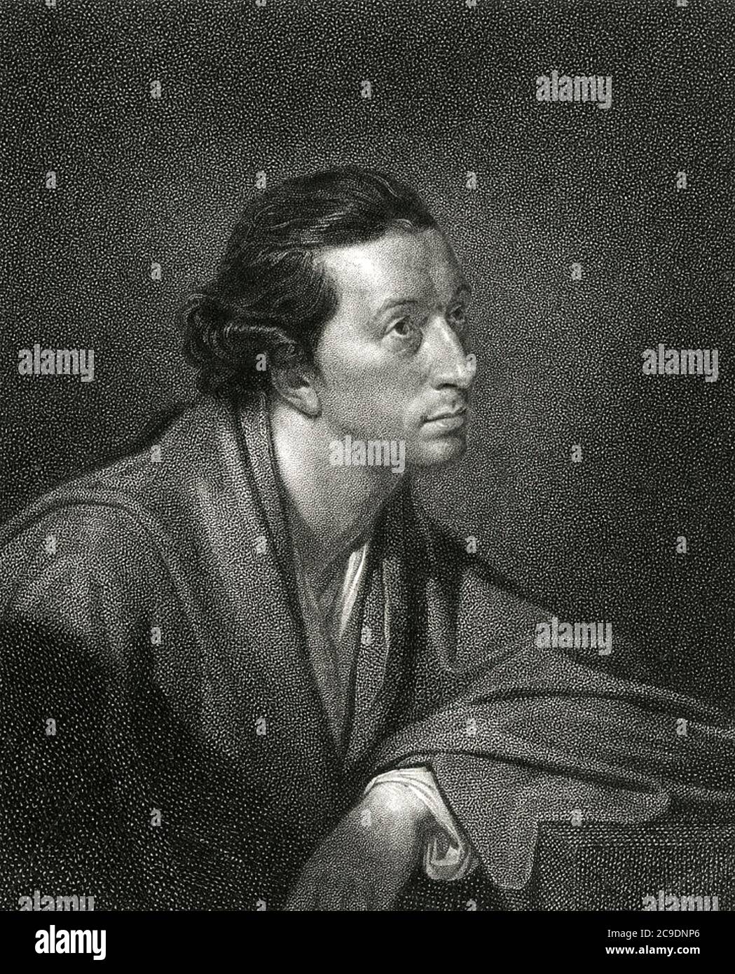 RICHARD CUMBERLAND  (1731/2 - 1811) English playwright Stock Photo