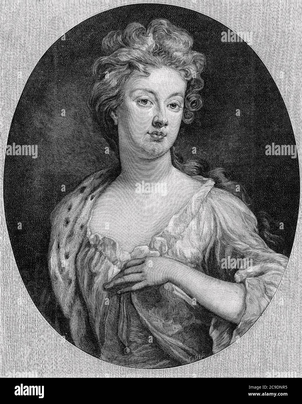 SARAH CHURCHILL, Duchess of Marlborough (1660-1744) English courtier Stock Photo