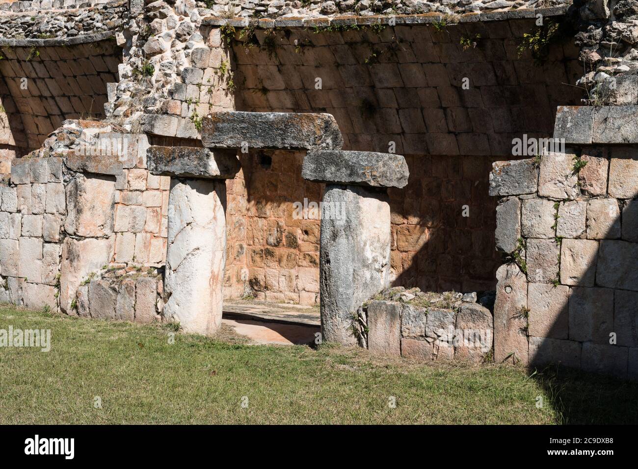 The ruins of the Mayan city of Sayil are part of the Pre-Hispanic Town ...