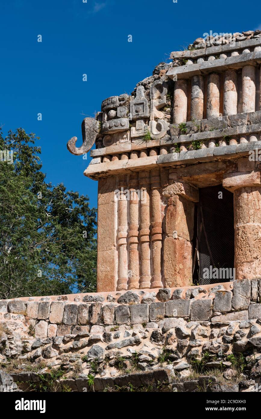 The ruins of the Mayan city of Sayil are part of the Pre-Hispanic Town ...